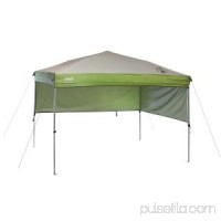 Coleman 7' x 5' Staight Leg Instant Canopy Sunwall Shelter, Green (35 sq. ft Coverage) Accessory Only   553322405